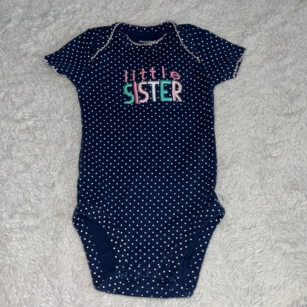 (3 for $10) carters little sister bodysuit